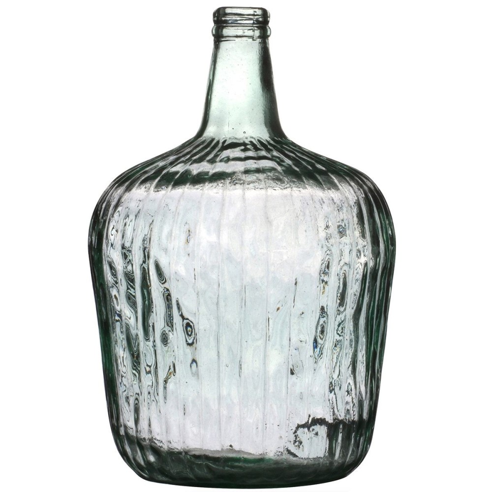 Vase dame Jeanne Sahara 10L verre recyclé D26 H39, DECORATIE