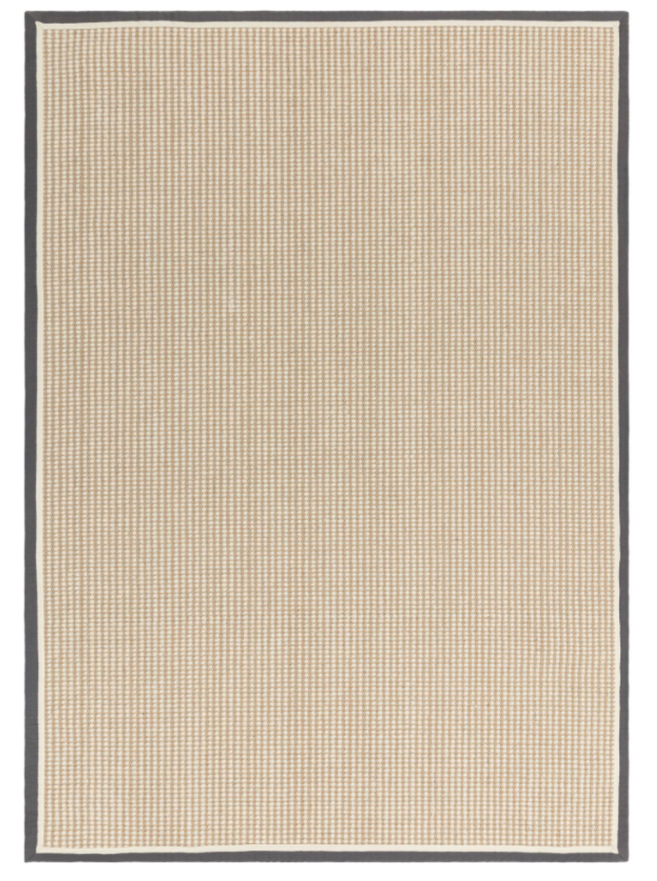 Tapis de salon moderne laine et jute ROKA, NOVATREND