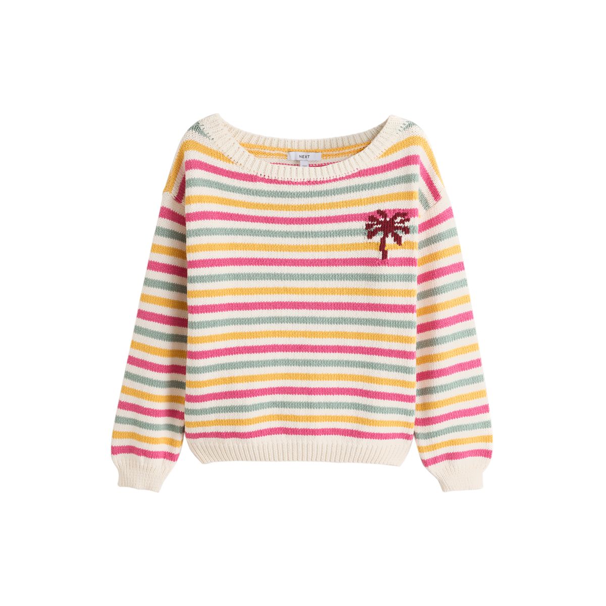 Pull à épaules dénudées contenant du coton, NEXT