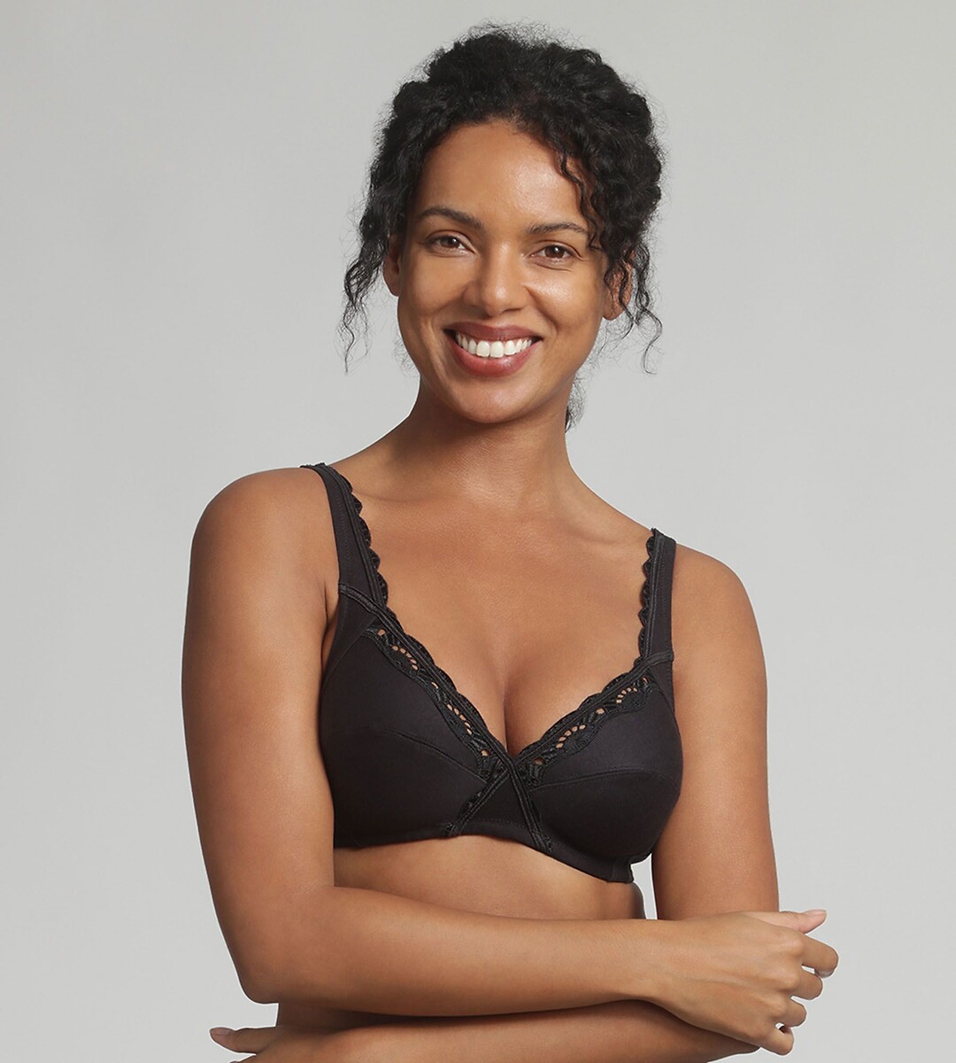 Soutien-gorge sans armatures en coton, PLAYTEX