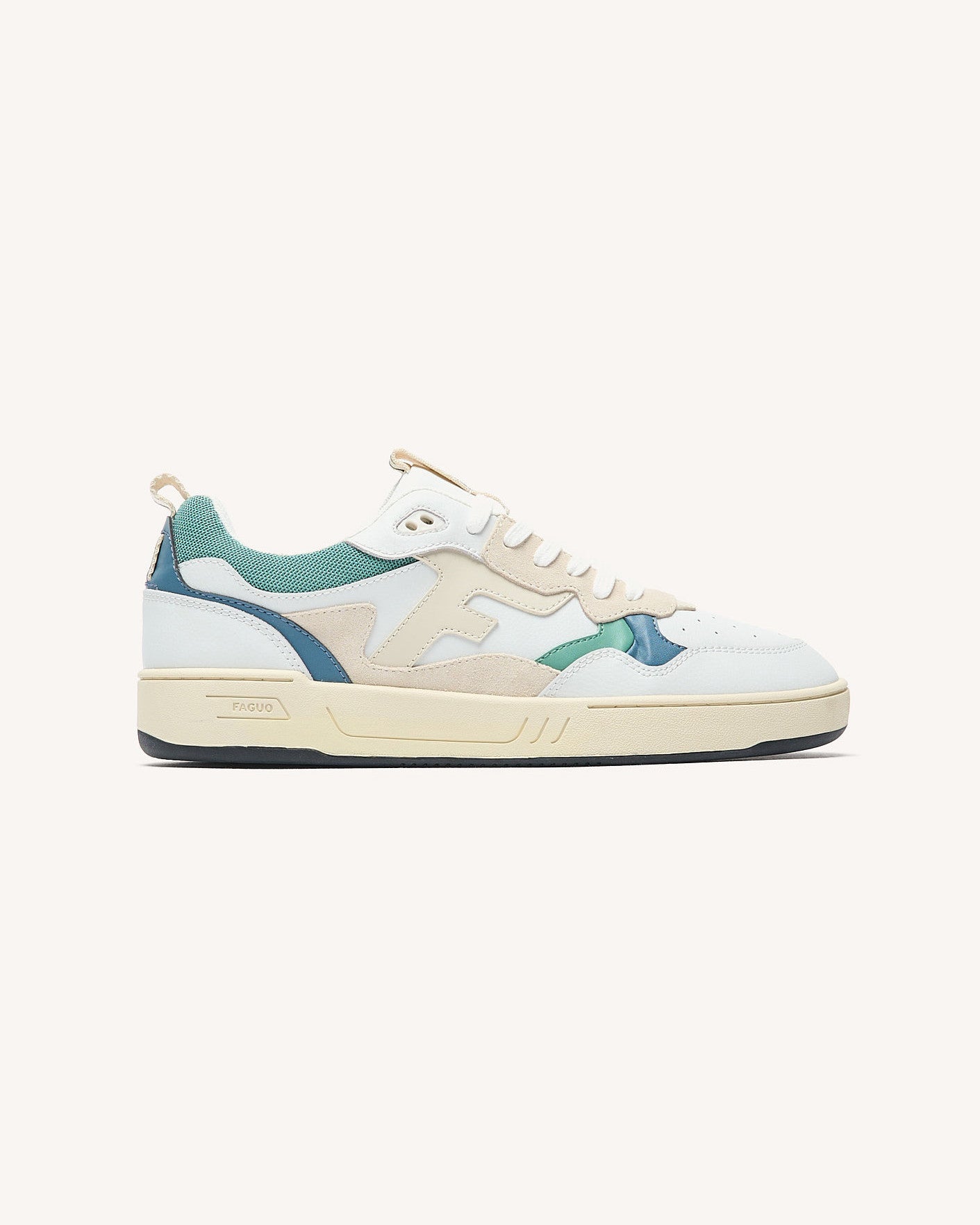 Baskets basses cuir suede DAHLIA, FAGUO