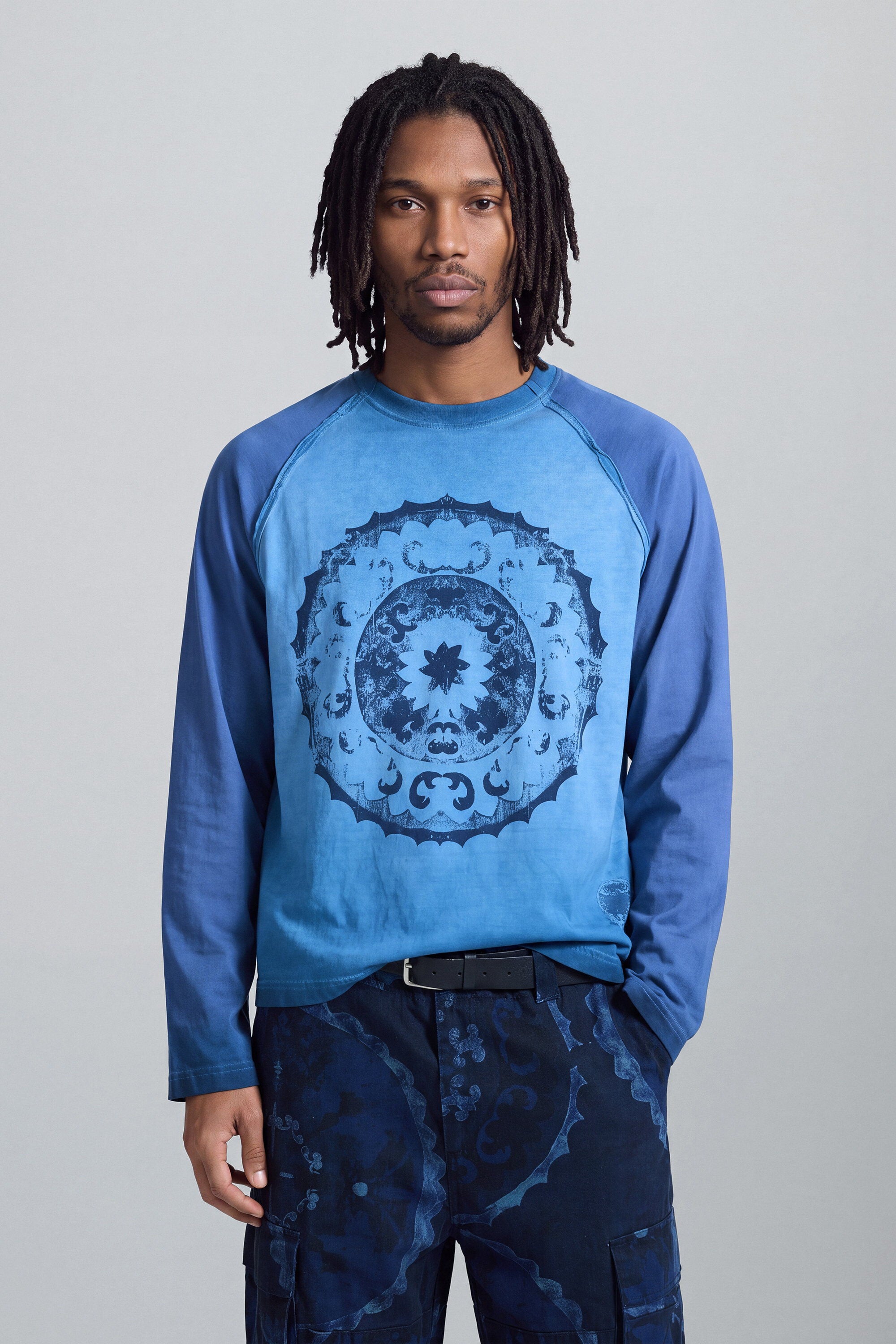 T-shirt à manches longues dégradé, DESIGUAL