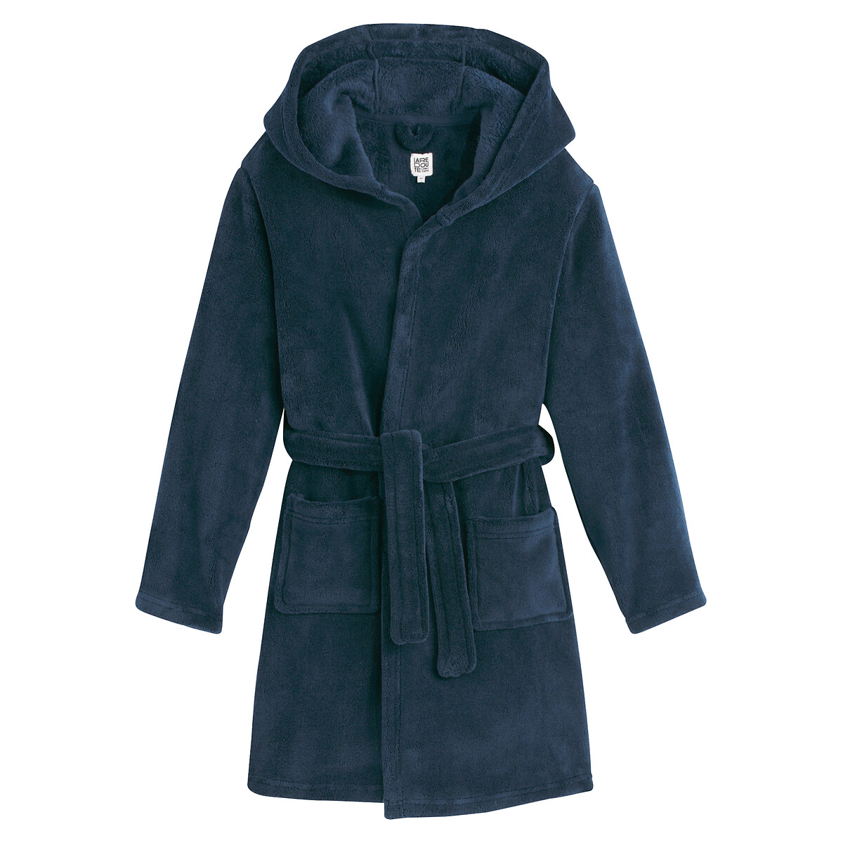 Robe de chambre à capuche, polaire douce, LA REDOUTE COLLECTIONS