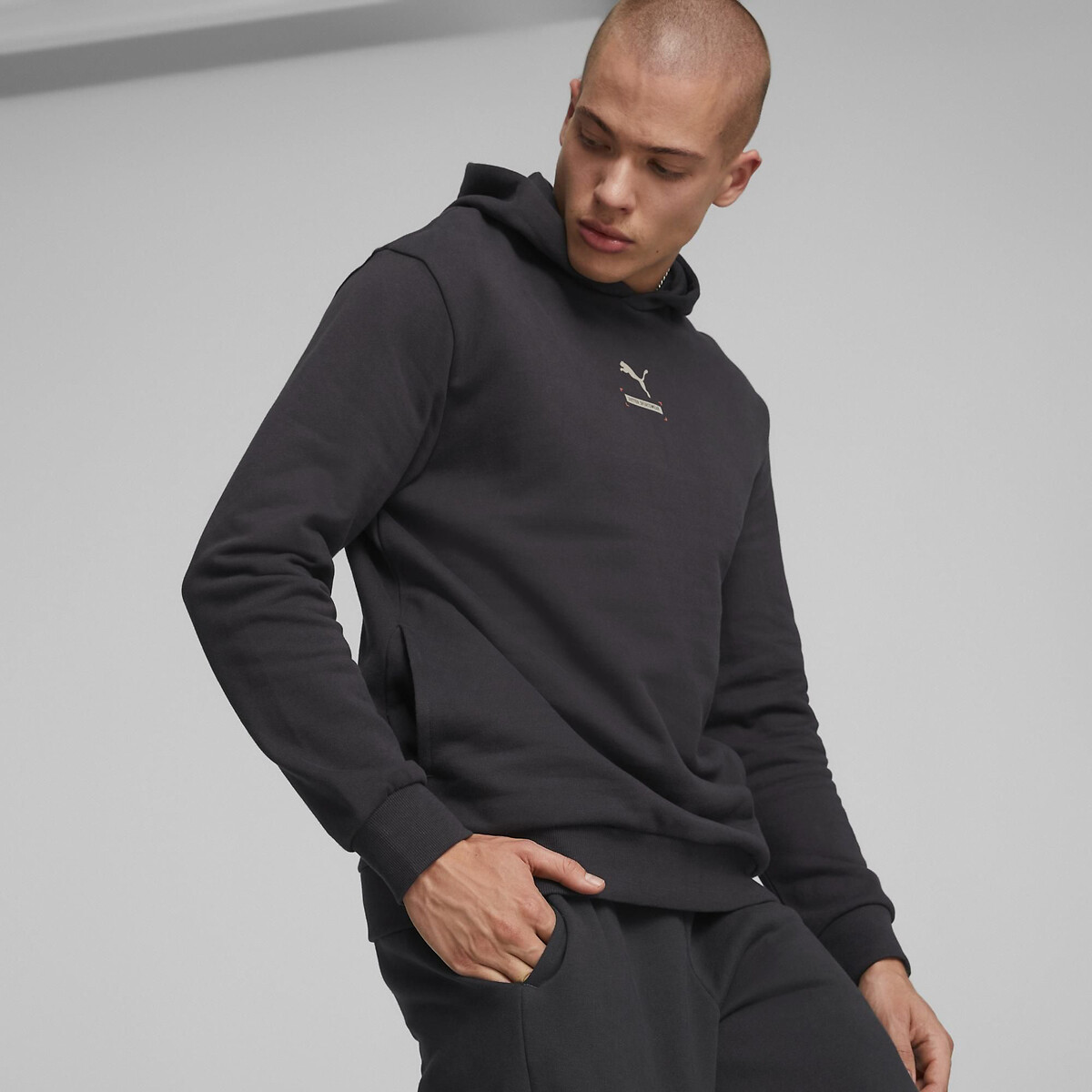 Black puma outlet hoodie