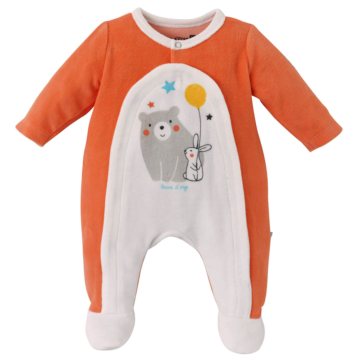 Pyjama grenouillere cocteau, SUCRE D'ORGE