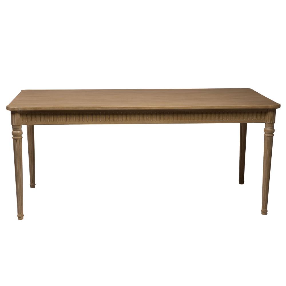 Table à manger rectangulaire 6 à 8 personnes en bois Prestige, AMADEUS