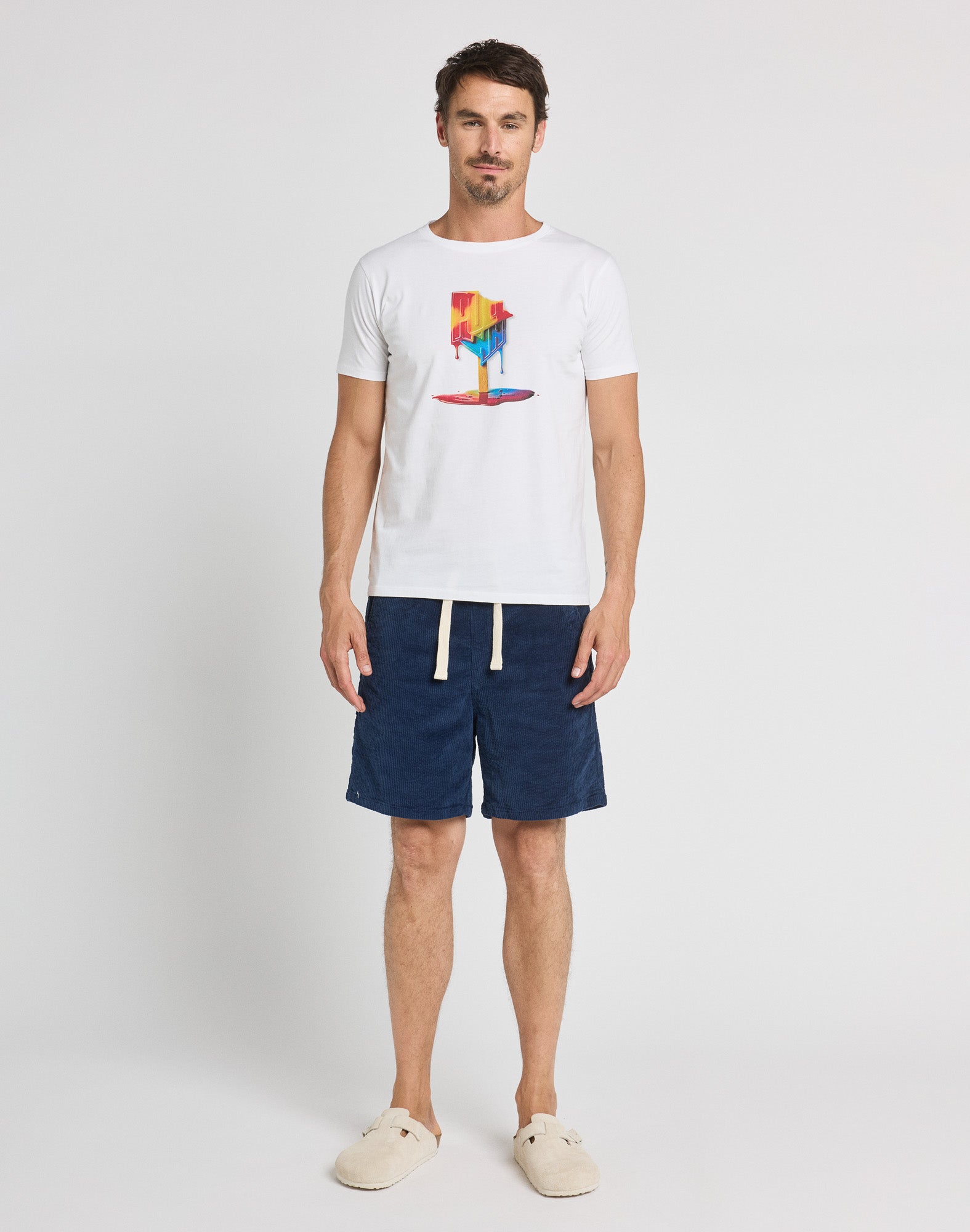 SHORT LOOSE VELOURS NAVY, PULLIN