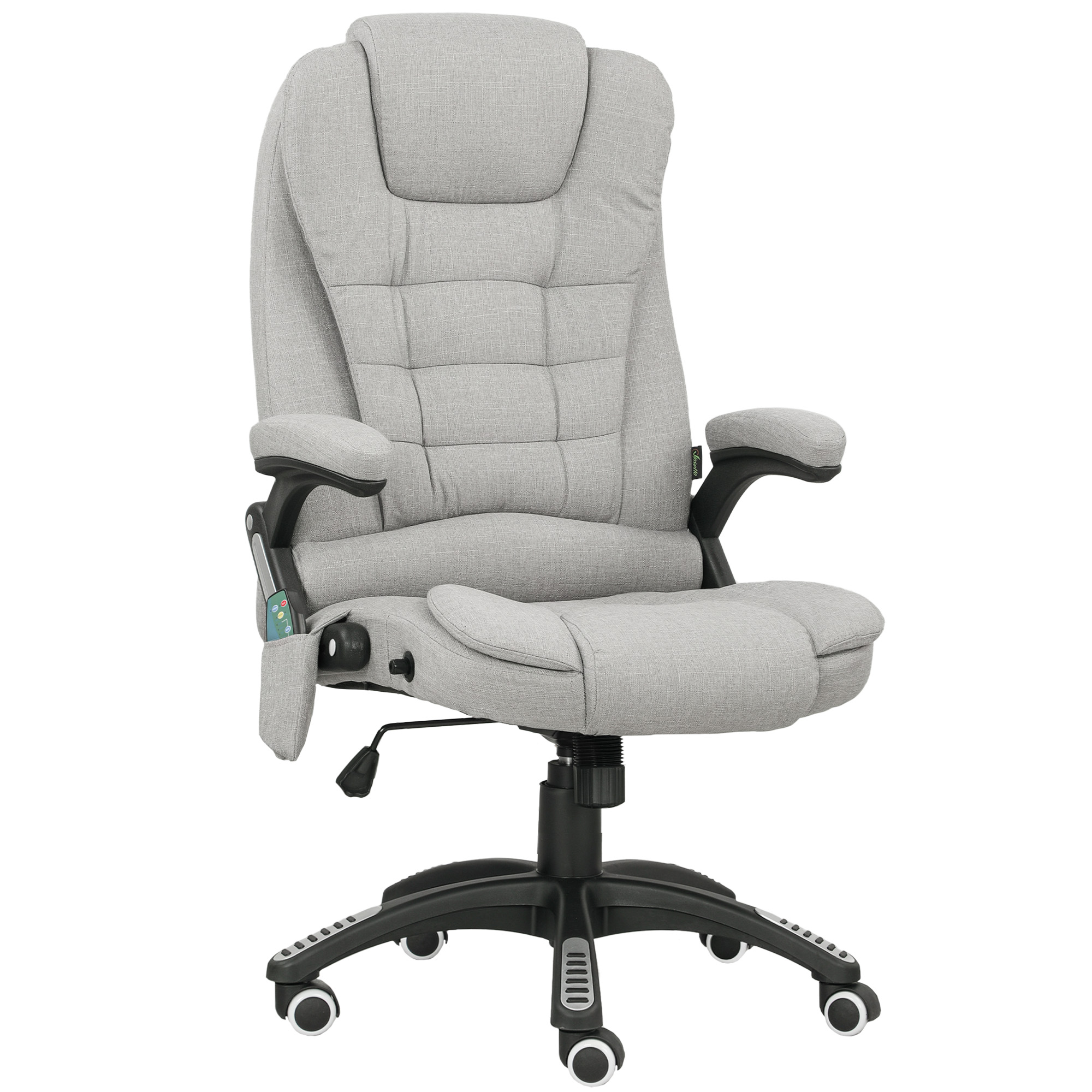 Fauteuil de bureau avec fonction massage, HOMCOM