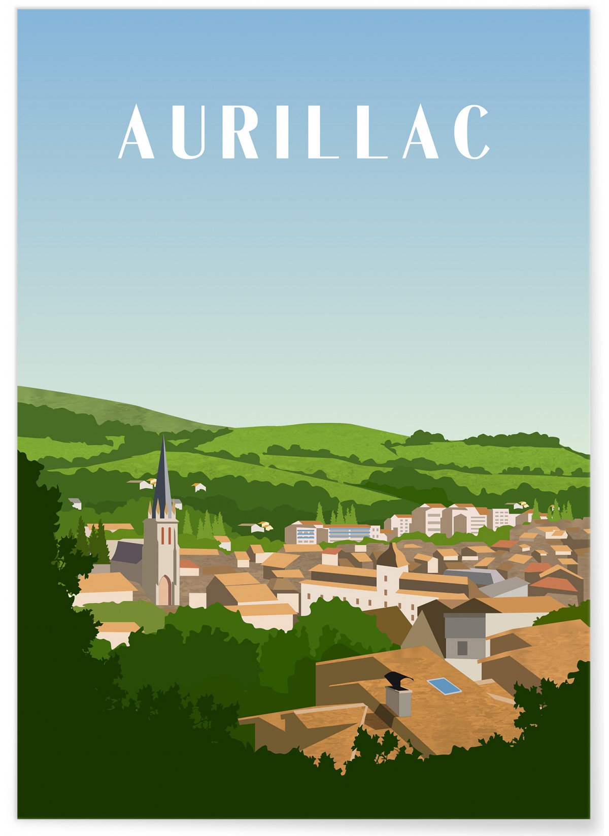 Affiche ville Aurillac, L'AFFICHERIE