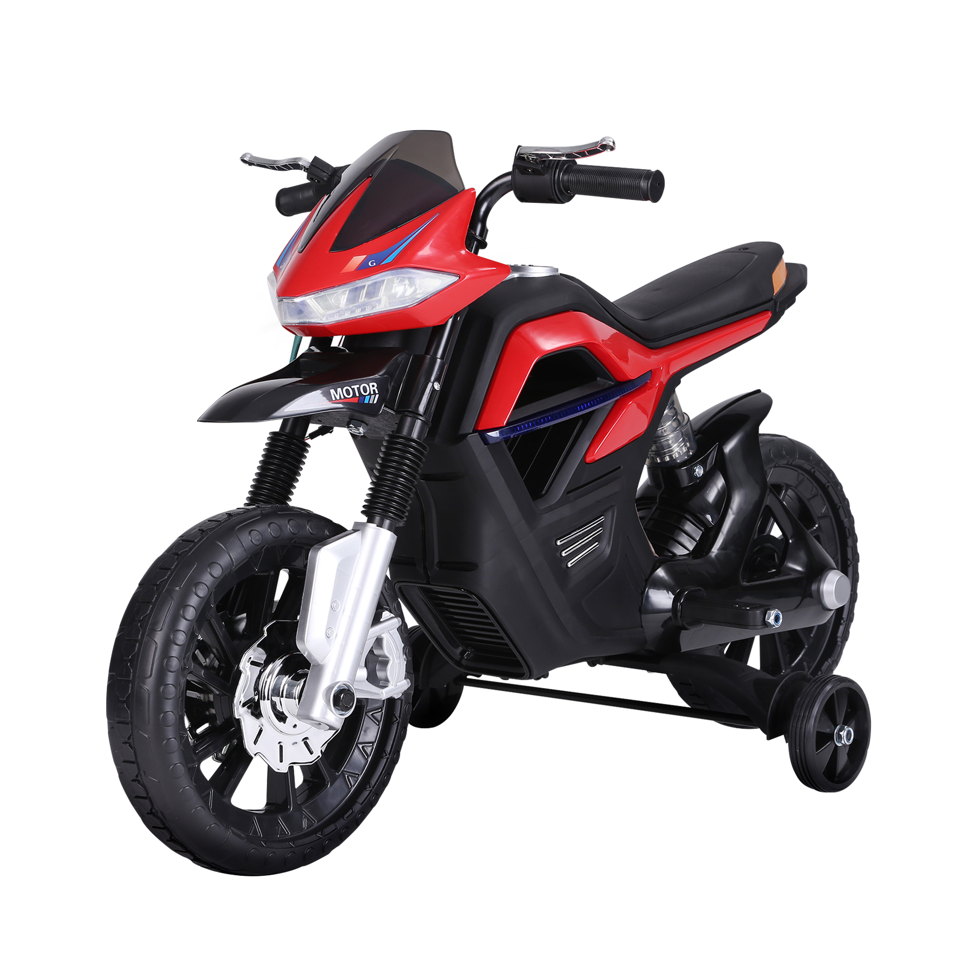 Moto électrique à conducteur assis Plastique, HOMCOM