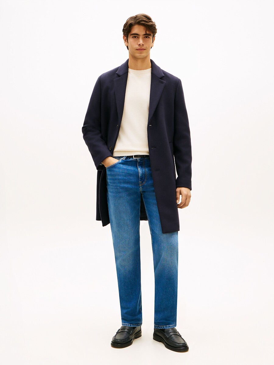 Caban en laine mélangée, TOMMY HILFIGER