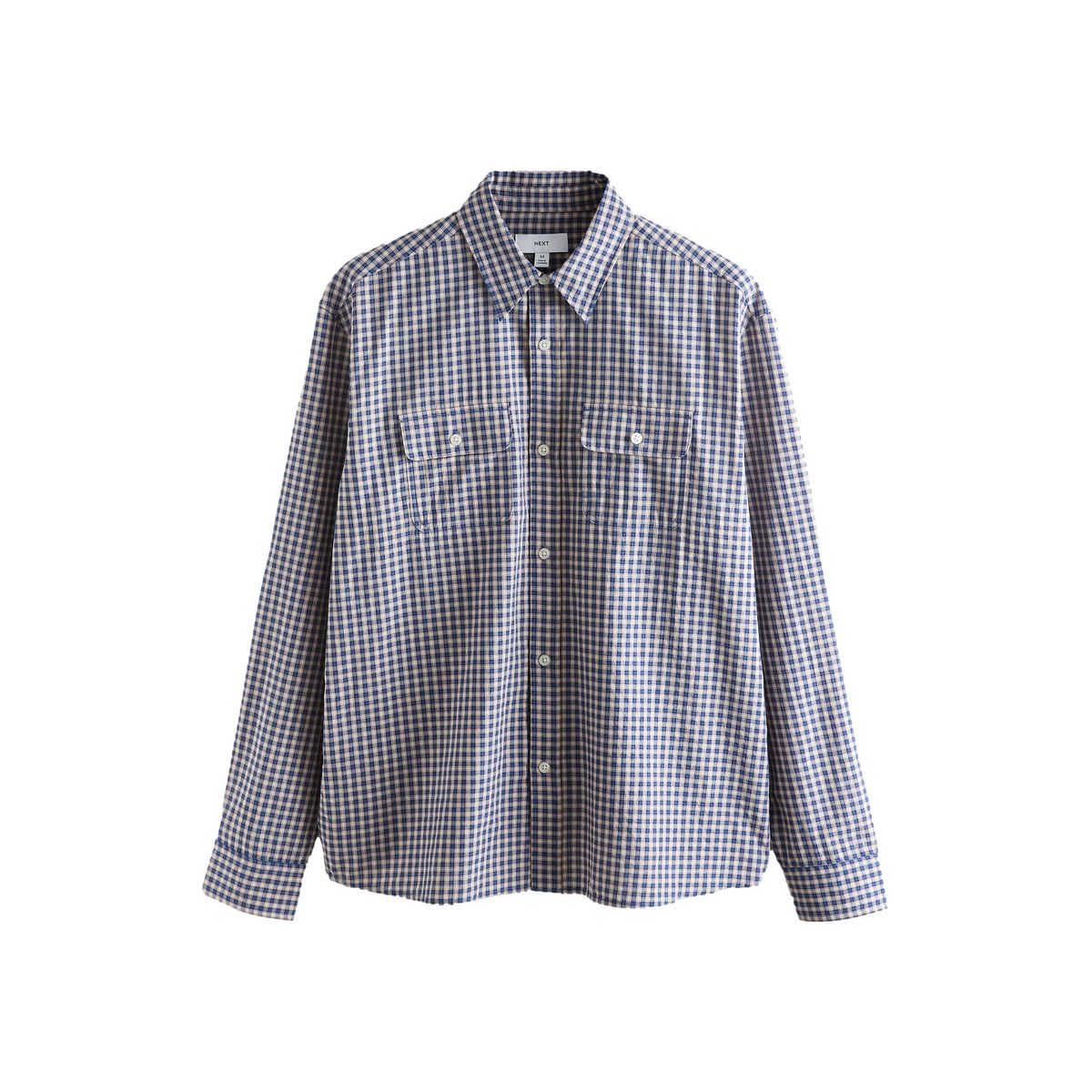 Chemise manches longues à petits carreaux, NEXT