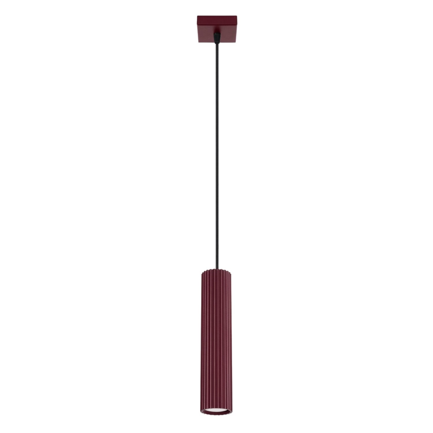 Suspension Aluminium Bordeaux GU10 1 KARBON, EDEN
