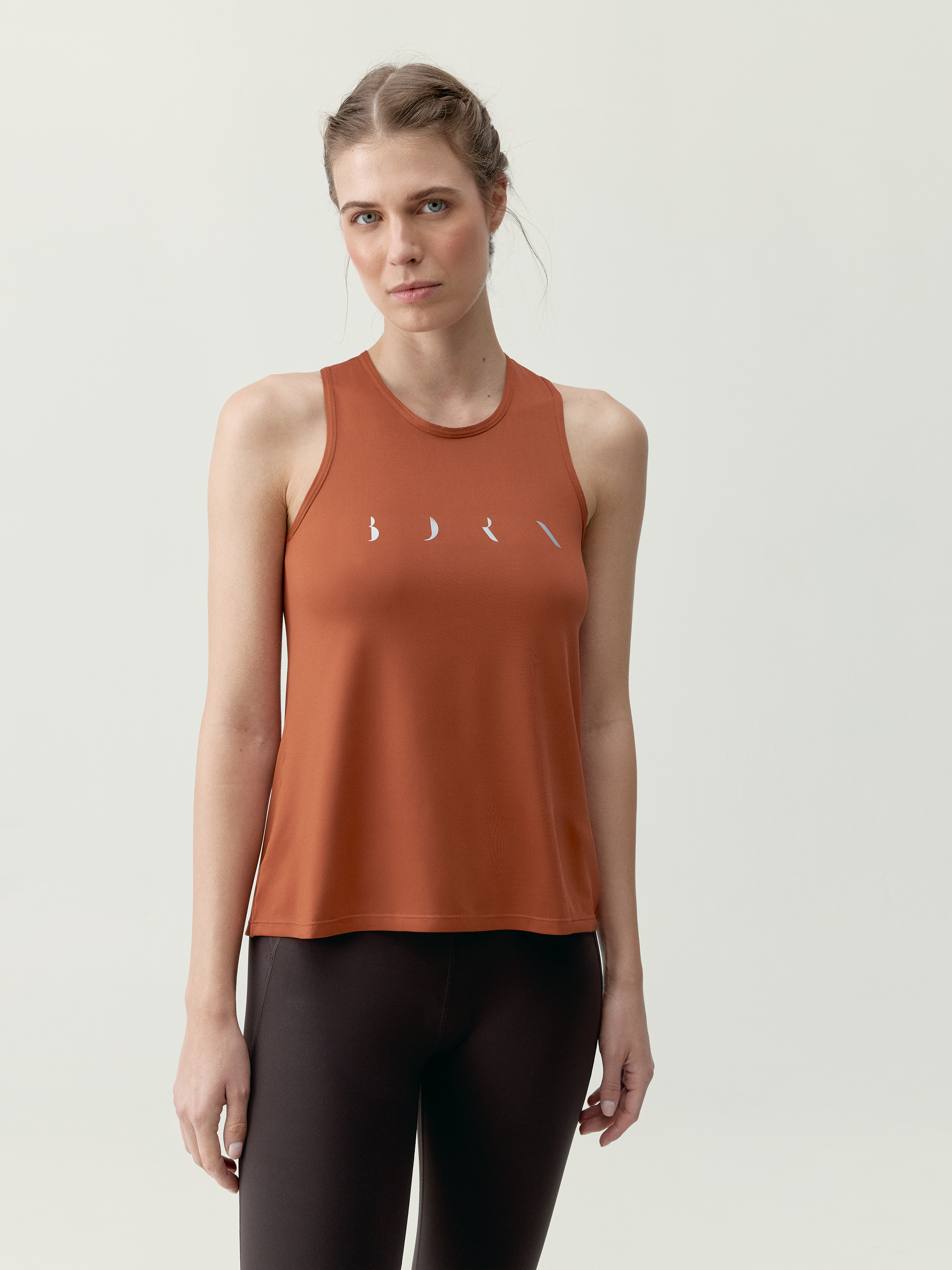 T-shirt de sport femme Baia Sans manches bretelles croisées, BORN