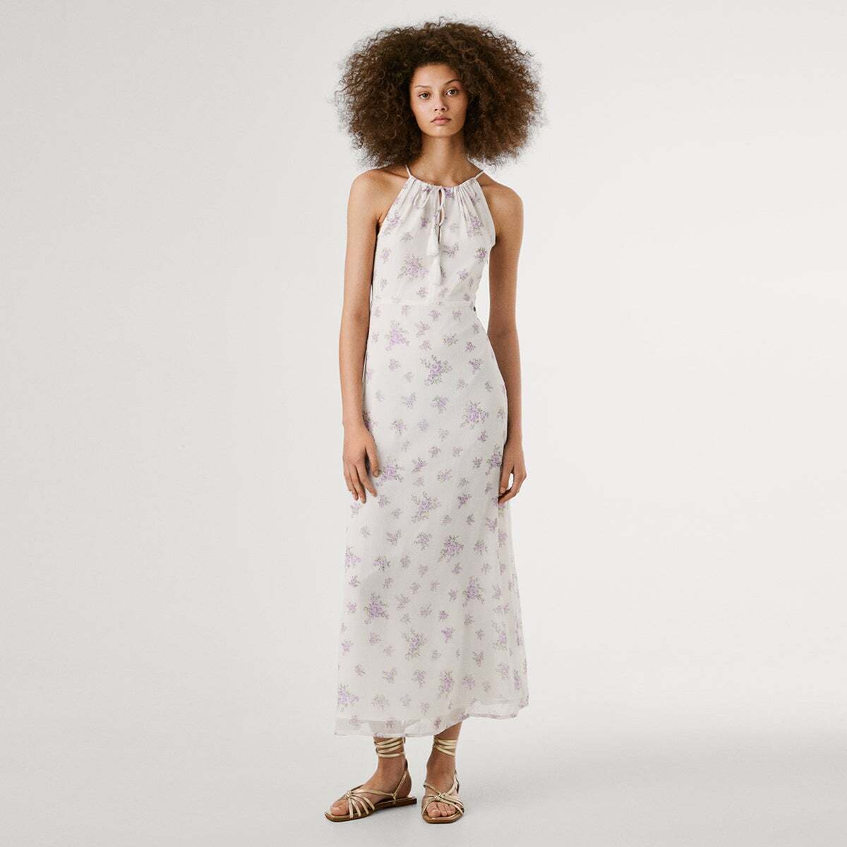 Robe Longue À Col Halter, PEPE JEANS
