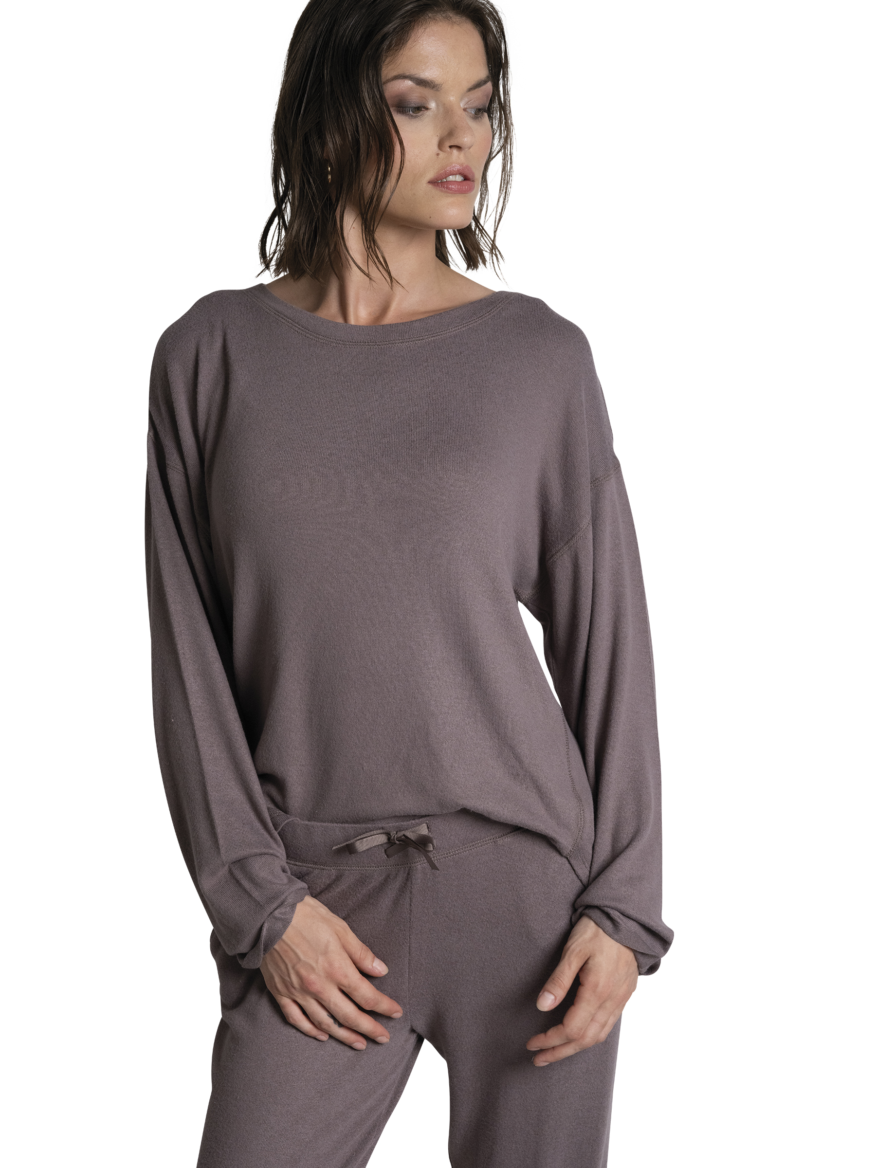 Tee-shirt manches longues fluide GUIMAUVE, PASSIONATA