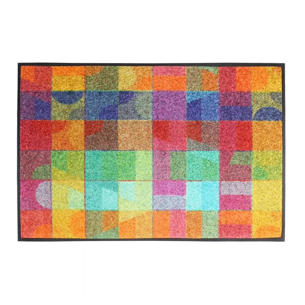 Tapis decor caoutchouc & nylon GEO, GARNIER THIEBAUT