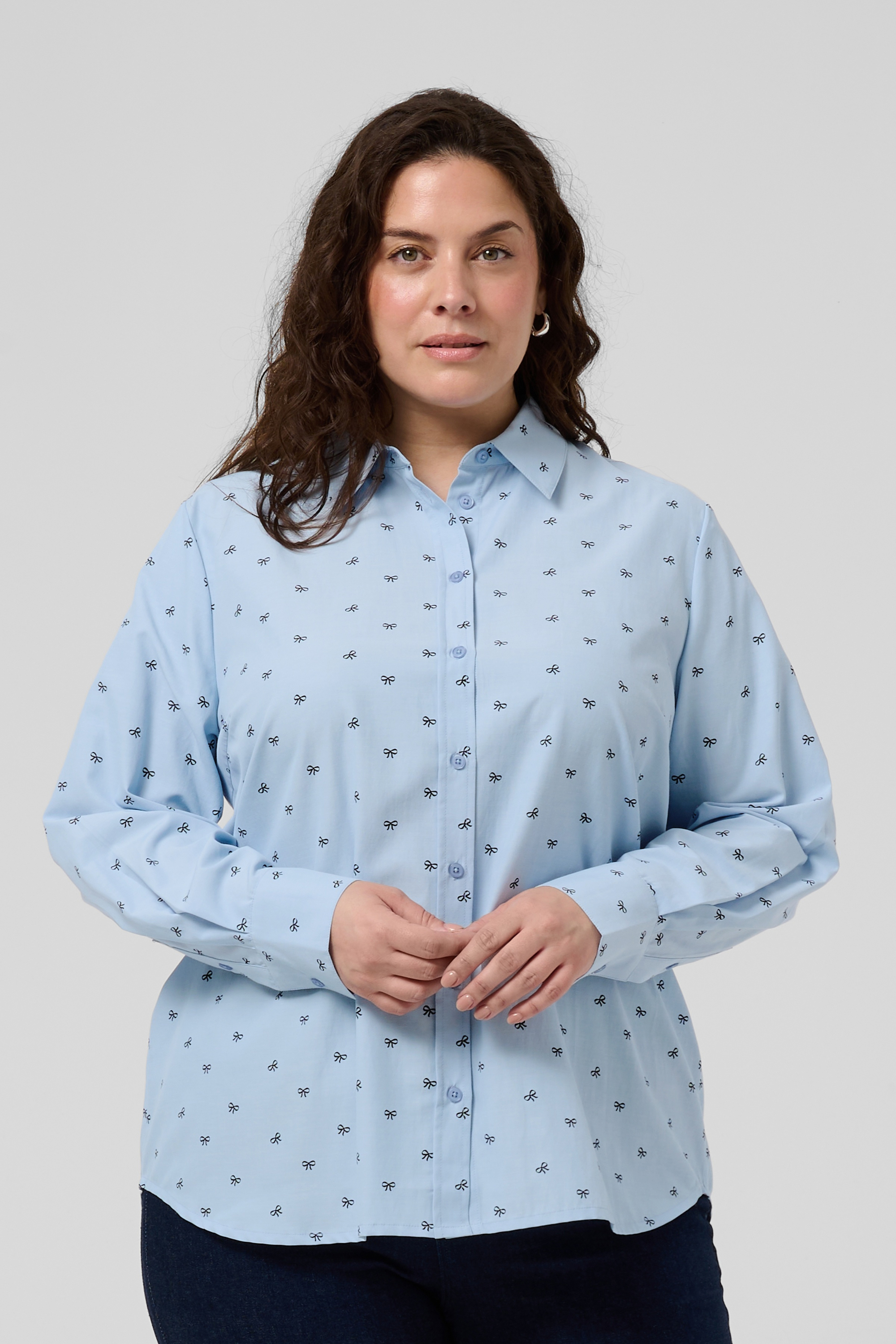 Chemise à manches longues, KAFFE CURVE