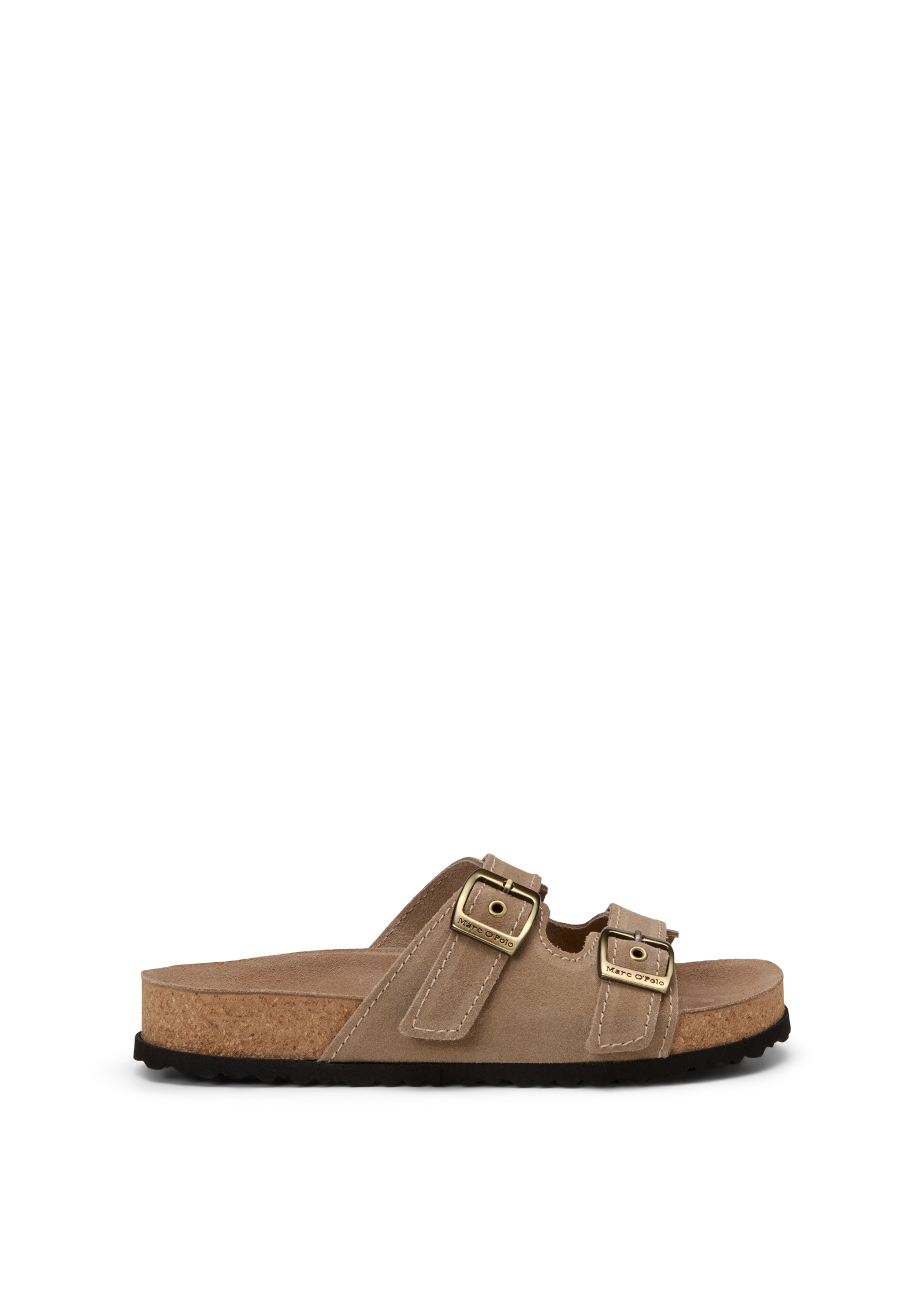 Mule modèle Quinn en cuir velours doux, MARC O'POLO