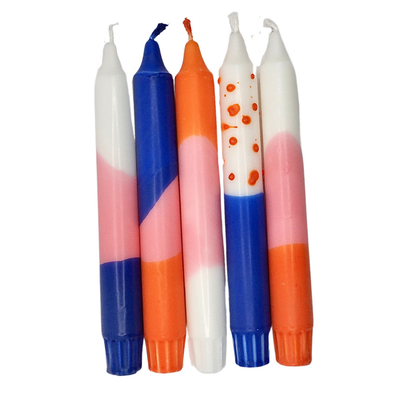 Lot de 5 bougies CRÉPUSCULE, EKRU