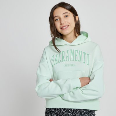 Cropped hoodie in molton LA REDOUTE COLLECTIONS