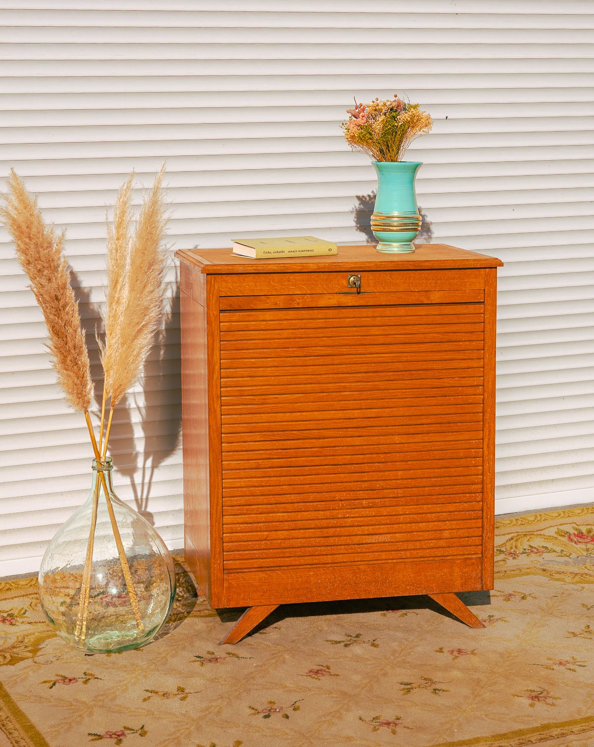 Meuble classeur en bois clair Fernand N°432 - Bon état, DEBONGOUT