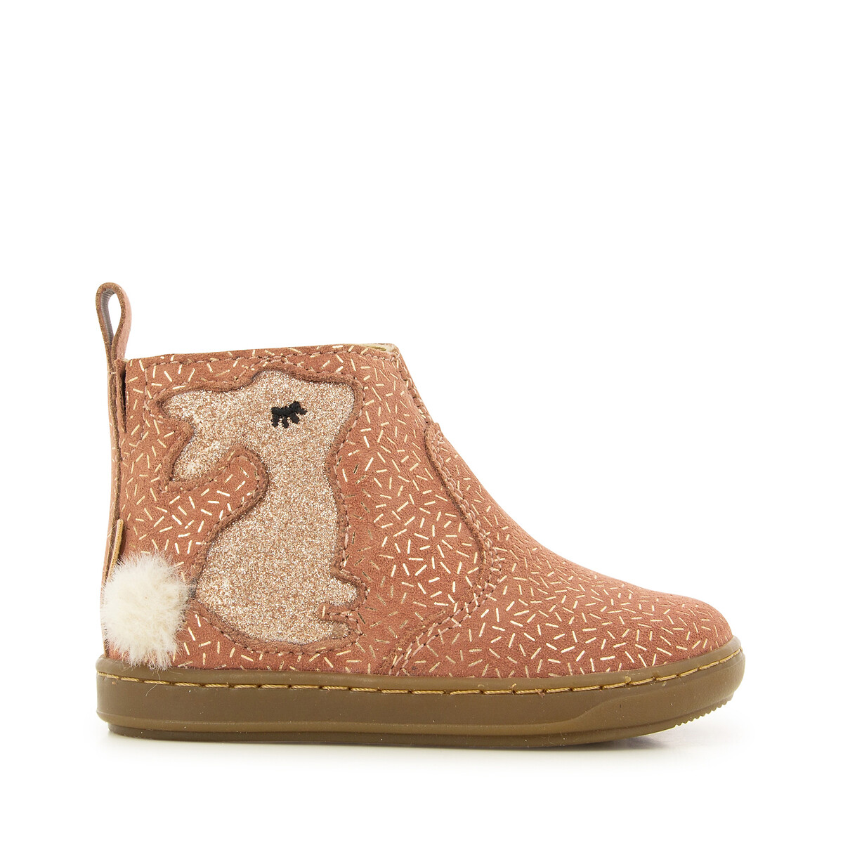 Boots bouba pimpin roze/goudkleur Shoo Pom | La Redoute