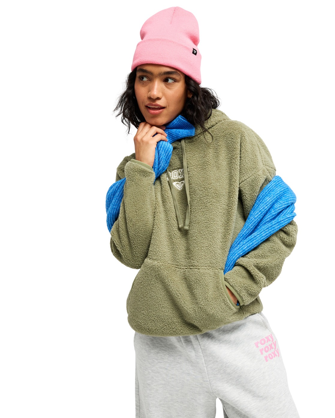 Sweat à capuche en sherpa COOL CALLING., ROXY
