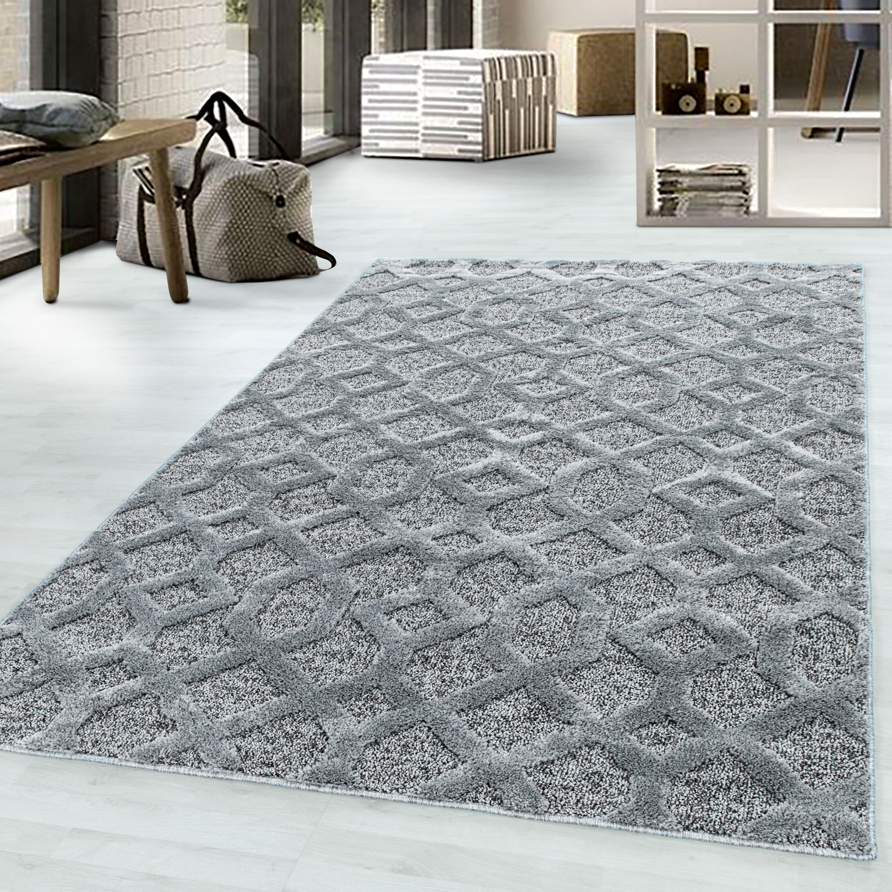 Tapis de salon motif aztèque PISA, NAZAR RUGS