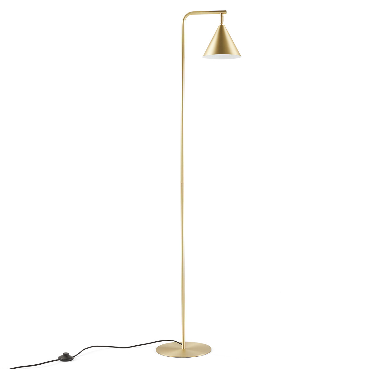 LA REDOUTE INTERIEURS Voetlamp in ijzermetaal, richtbaar, Hiba