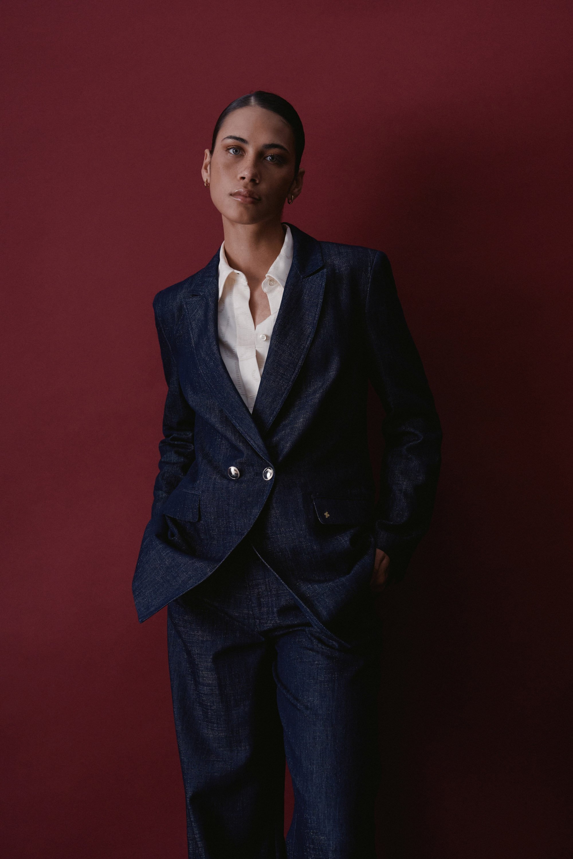 BLAZER STRUCTURÉ BRILLANT, SALSA JEANS