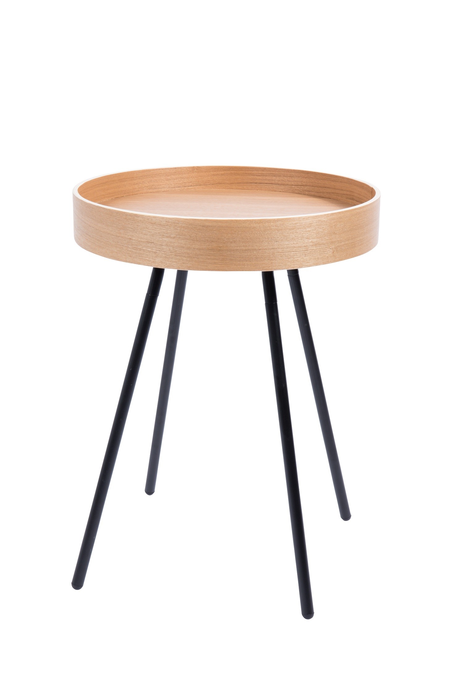 Table basse design carré en bois, L.46.5 , OAK, ZUIVER
