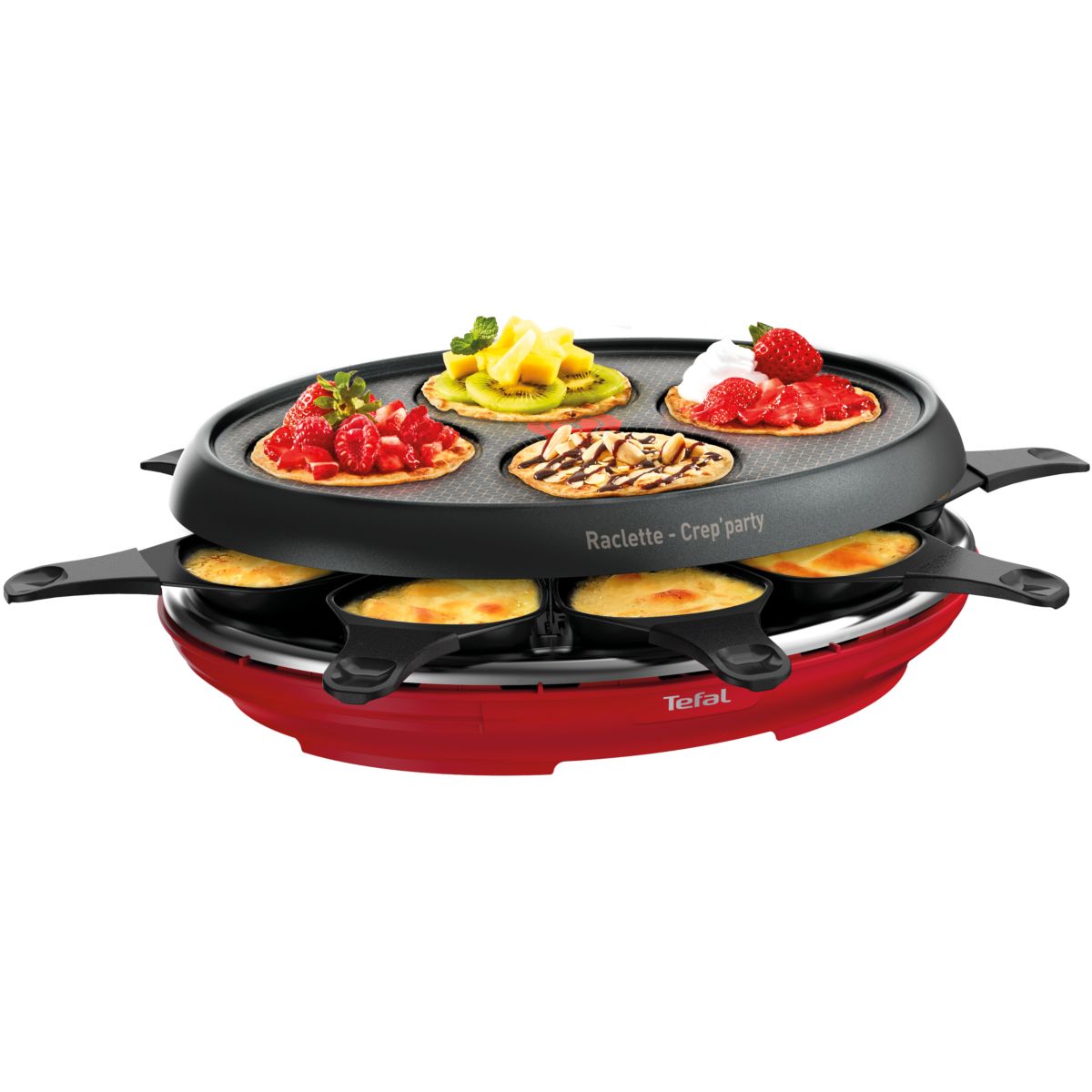 Raclette Colormania rouge RE310512, TEFAL