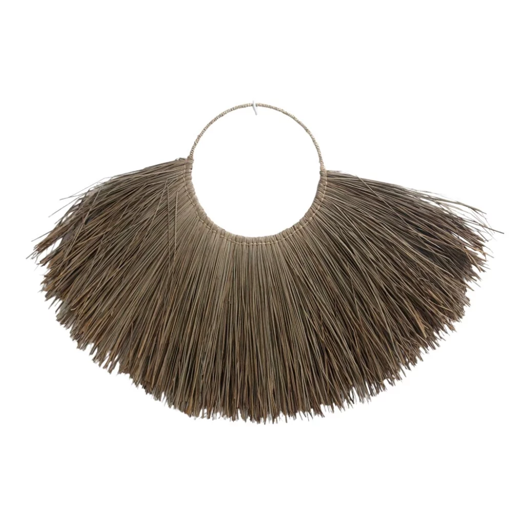 Collier décoratif murale en raphia ALINE, HYDILE