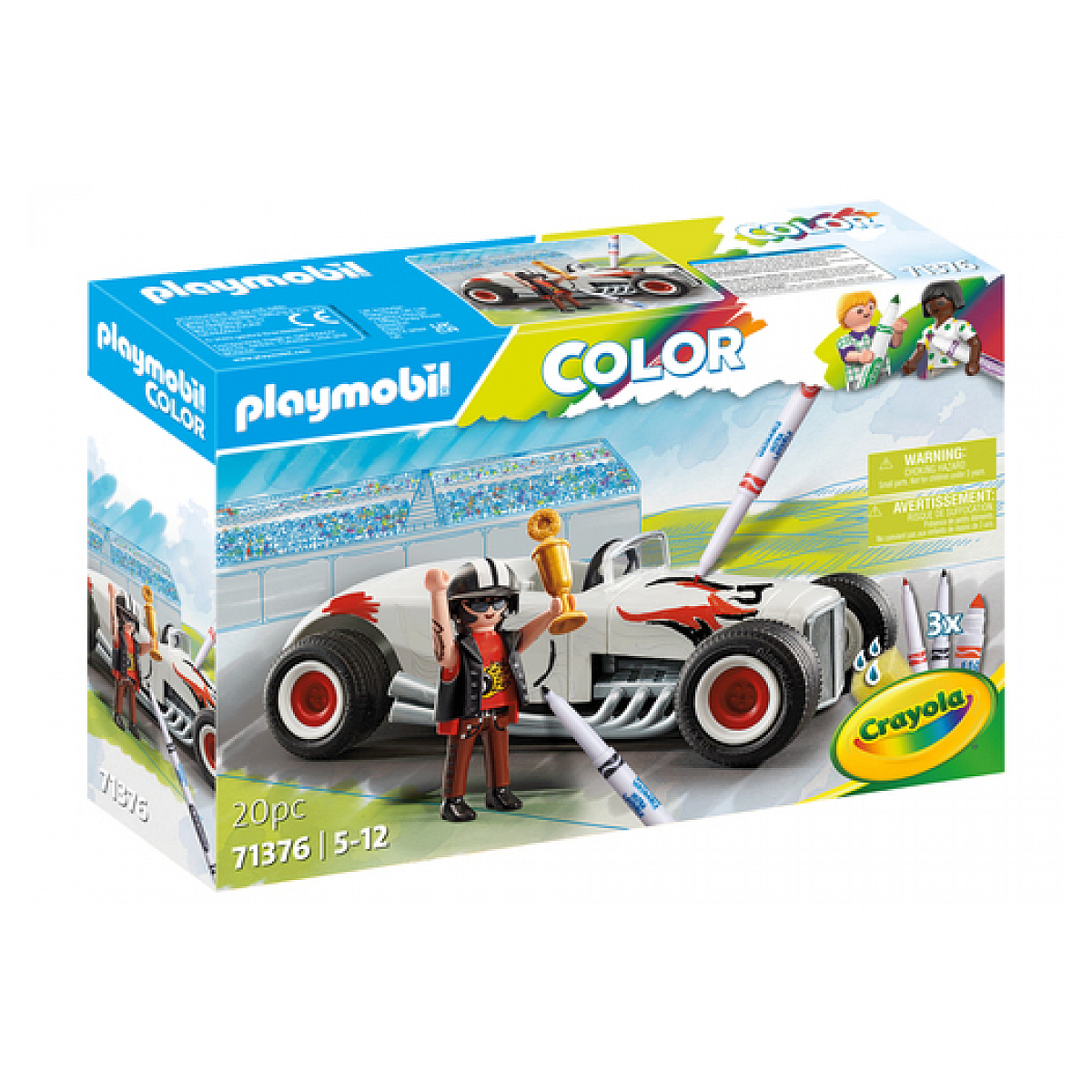 71376  Color : Voiture de course, PLAYMOBIL