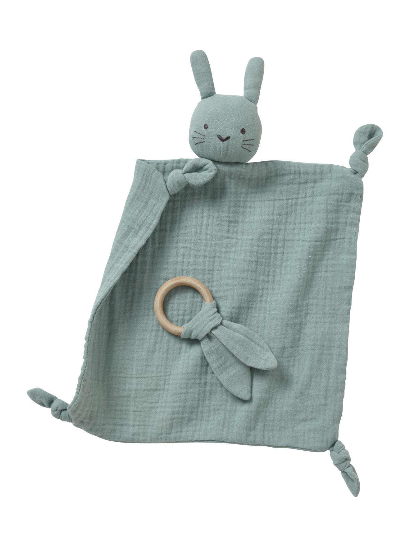 Doudou lange + hochet rond, VERTBAUDET