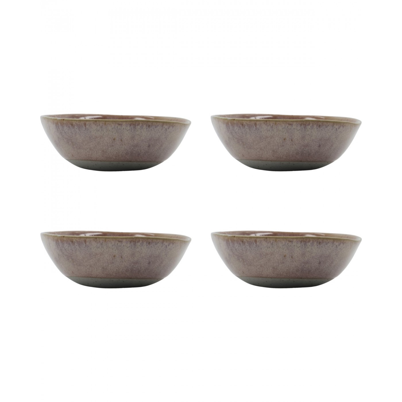 Lot de 4 bols en grès Vida, HOUSE DOCTOR