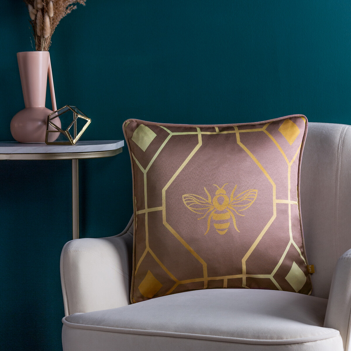 Bee Deco Geometric Cushion, FURN.