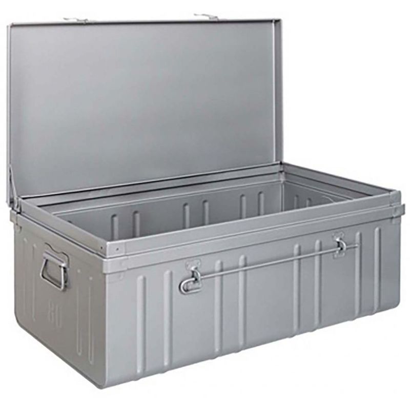 Malle cantine 61 litres - Malle de rangement acier, alu, inox