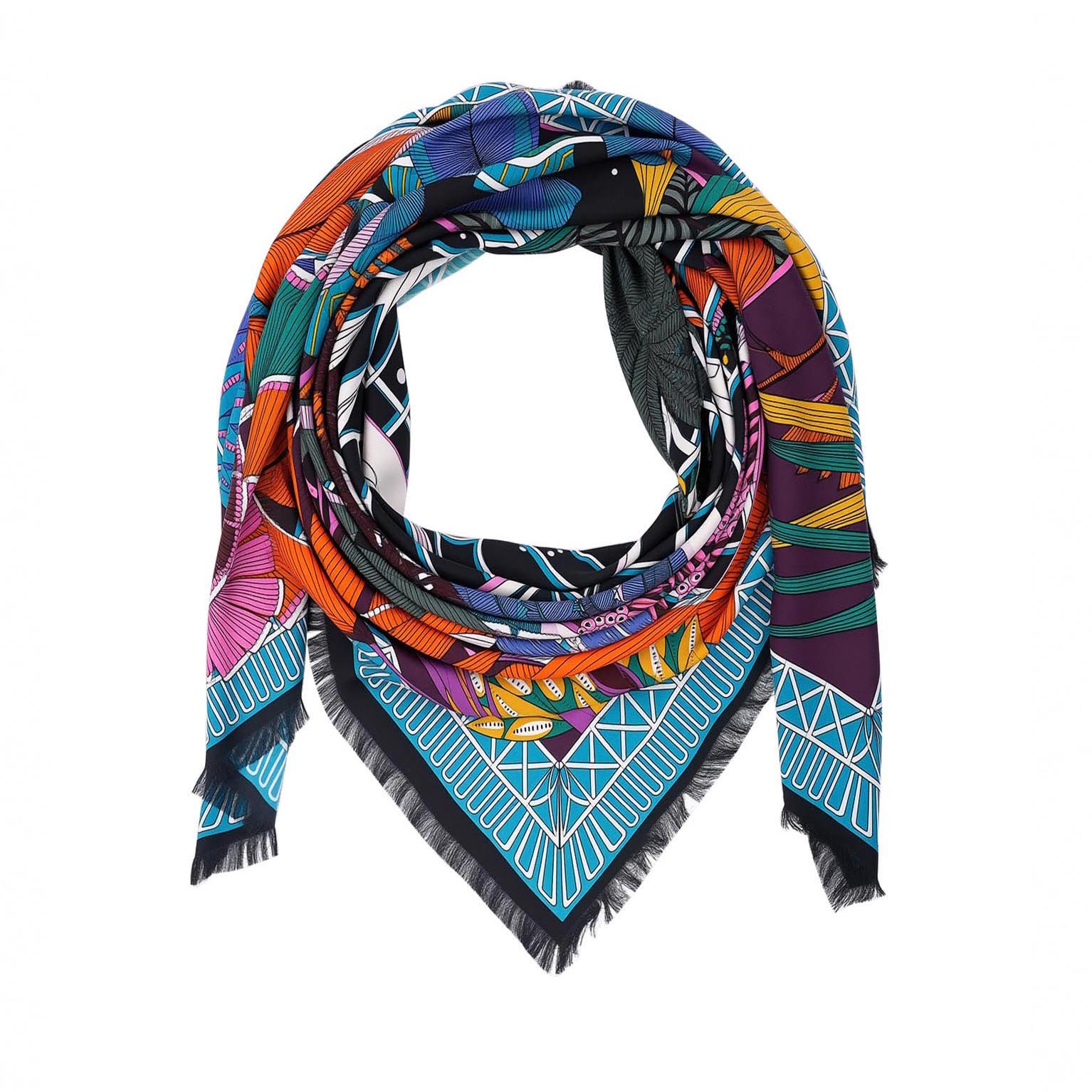 Foulard à motifs JARDIN D'HIVER, WILD