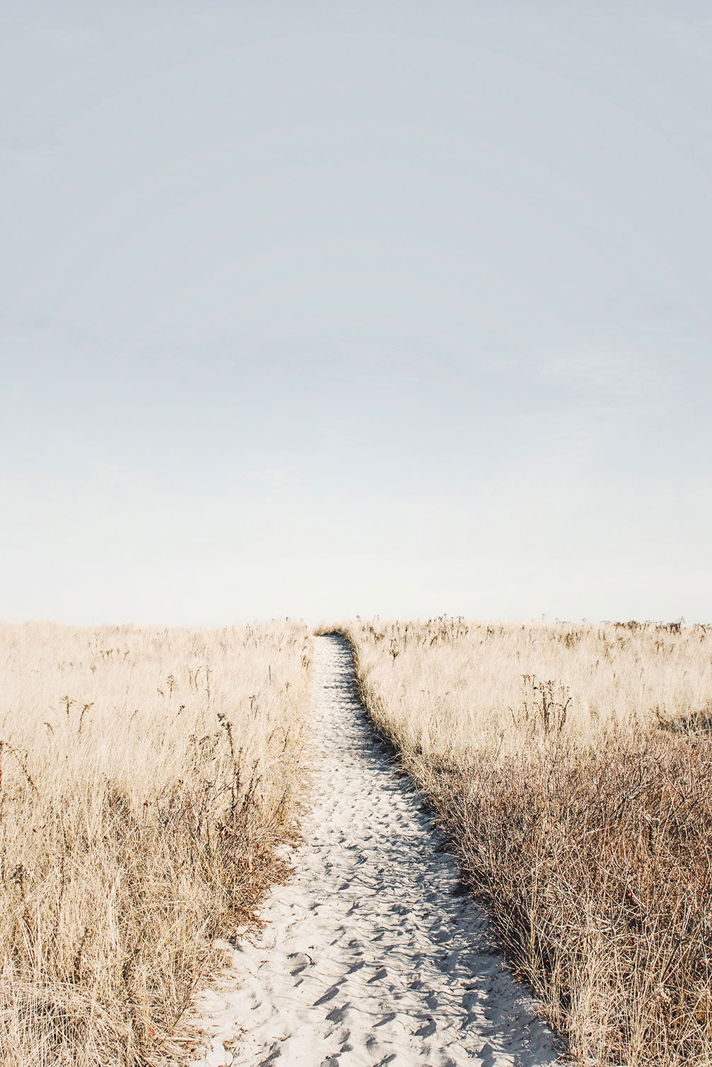 Tableau mer chemin dans la dune, HEXOA