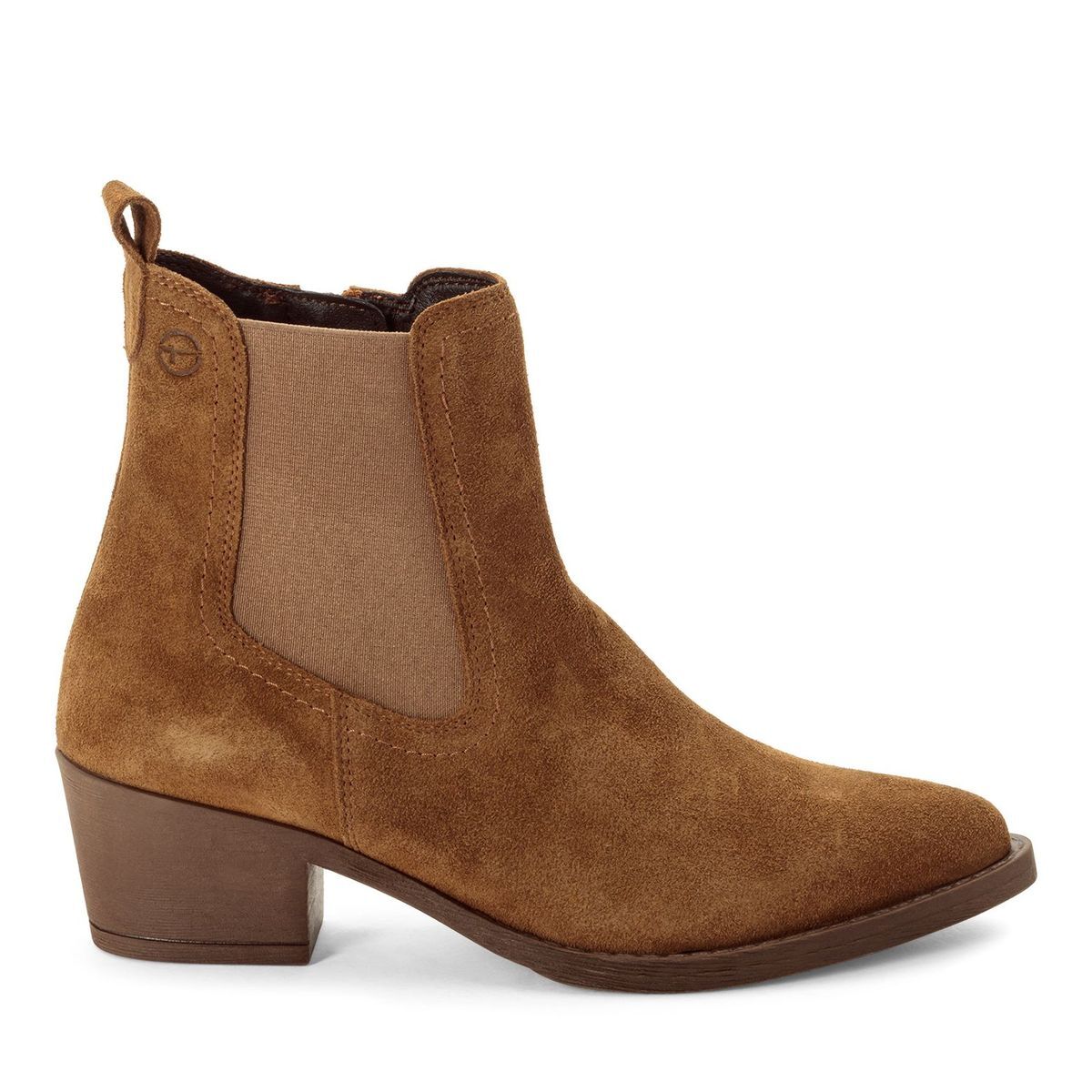 Bottine Chelsea en cuir, TAMARIS