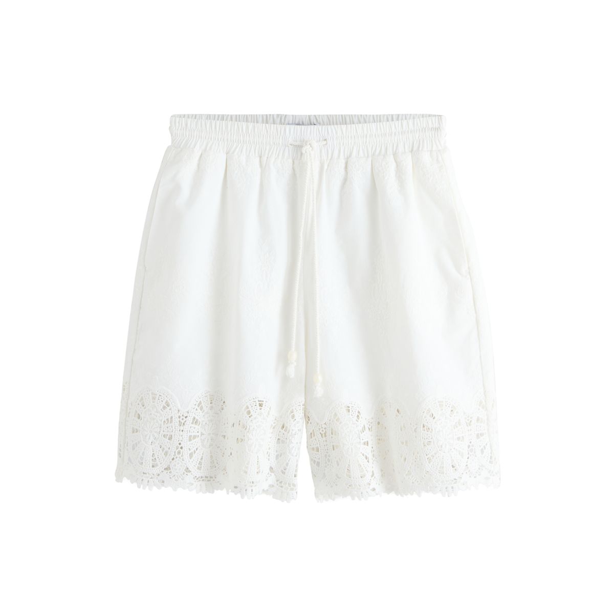 Short avec finitions au crochet, NEXT