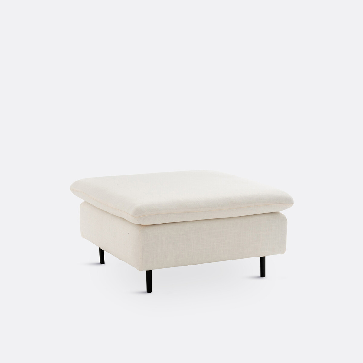 Pouf lin viscose, Ivete, LA REDOUTE INTERIEURS