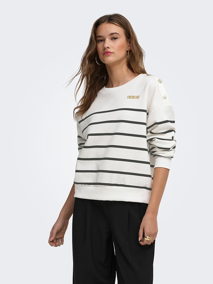 Marinière avec boutons épaules, ONLY