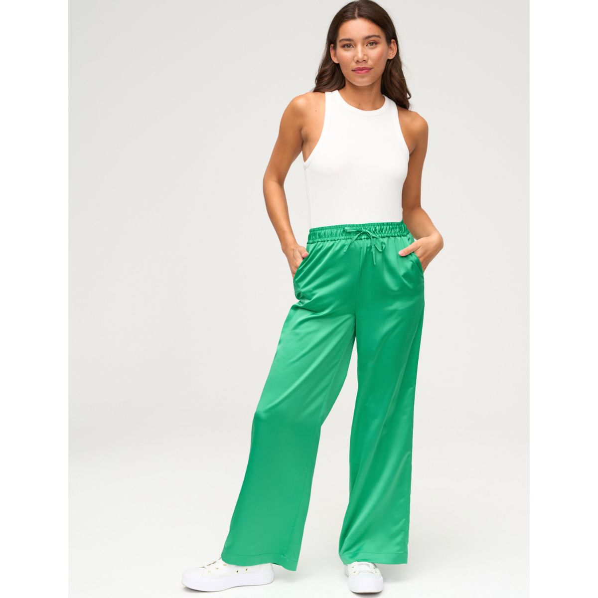 Pantalon 2025 satin vert