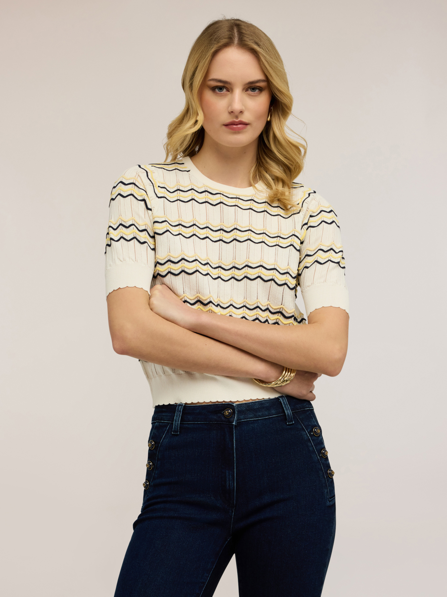 Pull à rayures chevron, MOTIVI
