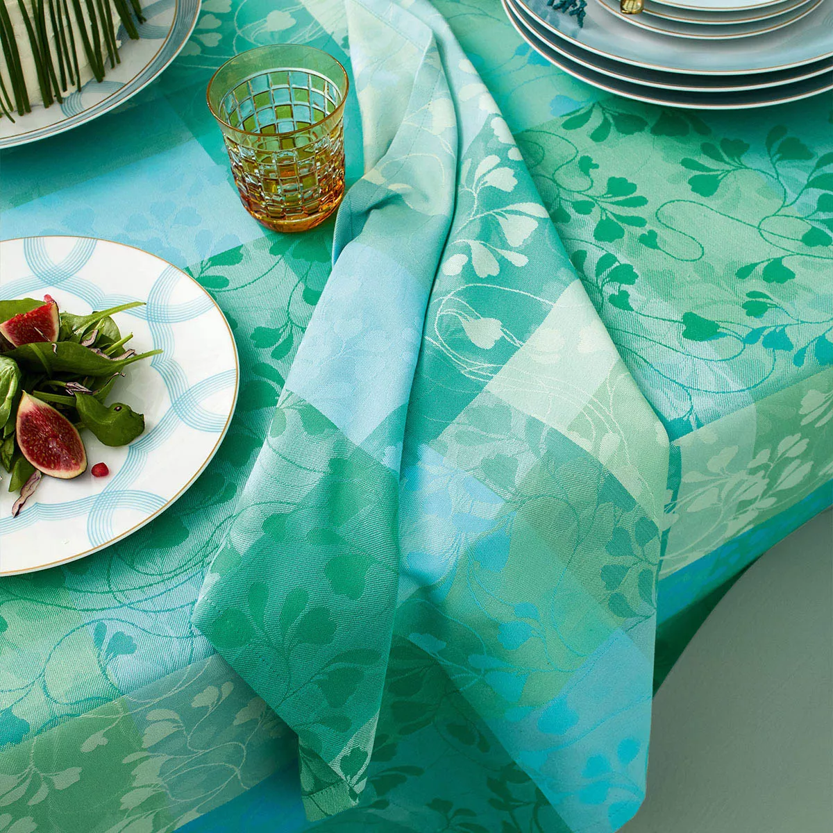 Serviette pur coton MILLE FEUILLAGES, GARNIER THIEBAUT