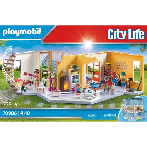 Etage supp aménagé maison Playmobil