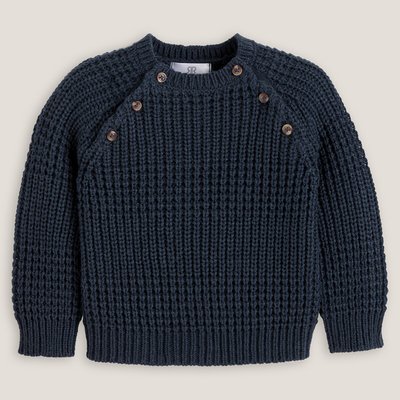 Pull col rond en grosse maille LA REDOUTE COLLECTIONS